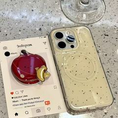小衆は墨をかけてリンゴのバナナを回してiphone16 promaxリンゴ15新型13携帯ケース14女を適用します。