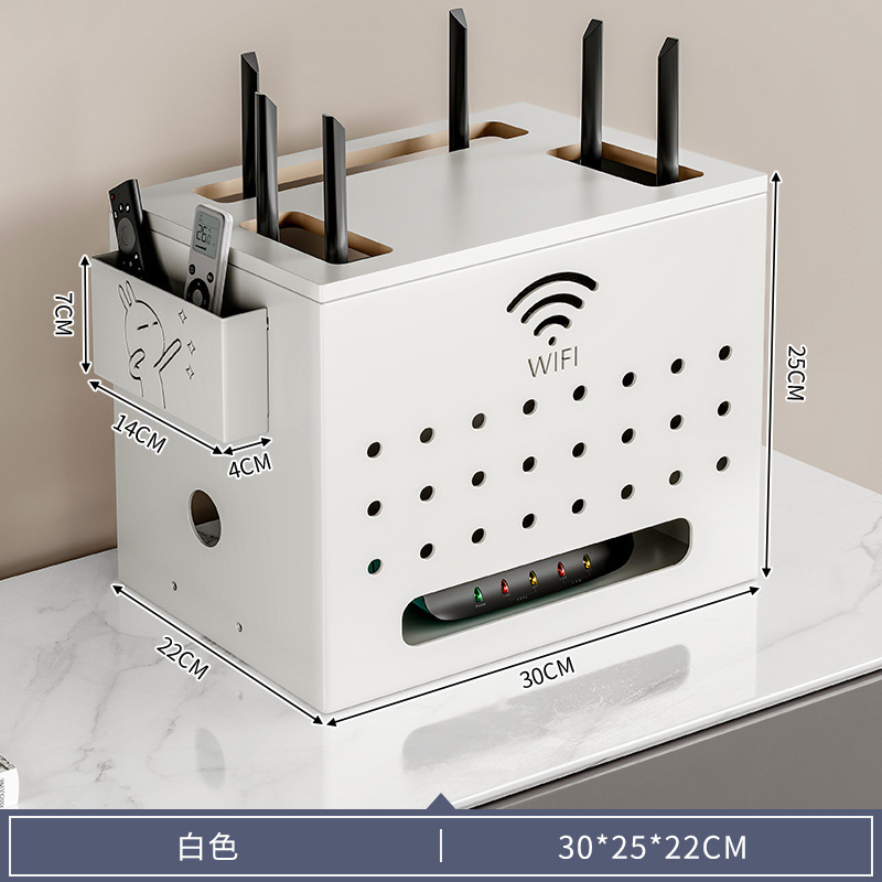 Caja de decodificador, estante de almacenamiento en la pared, caja de almacenamiento en la pared, TV inalámbrica wifi, estante de colocación de gatos