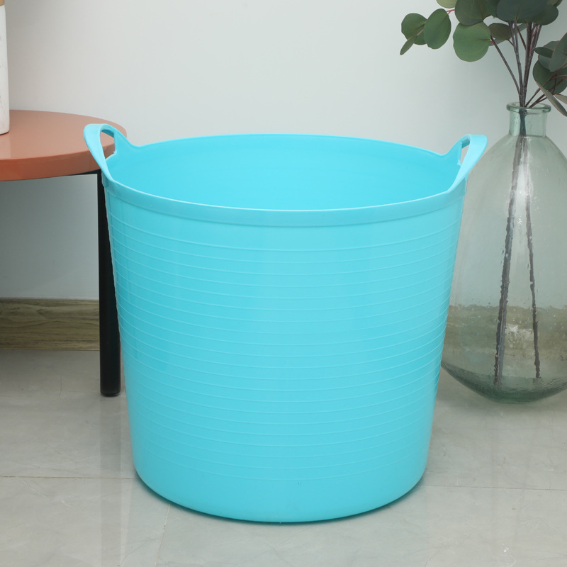 children‘s bath bucket baby bathtub plastic household swimming bucket child bath barrel baby bath bucket storage bucket