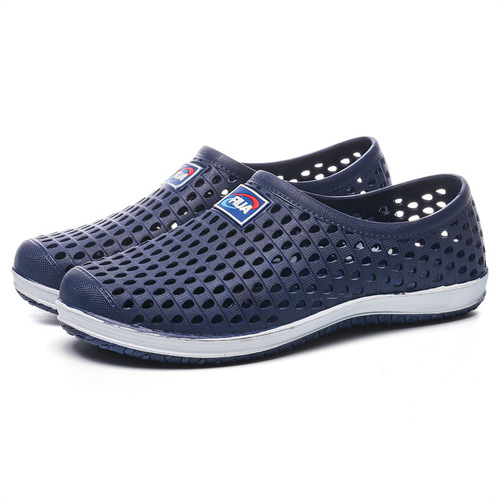 漂流旅游包头鞋洞洞鞋男鞋夏季新款透气软底拖鞋沙滩凉鞋女鞋