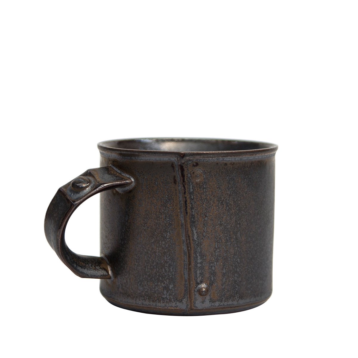 Taza de diseño japonés creativo Oficina capuchino Taza de café de gres Taza de agua de nicho de alto valor