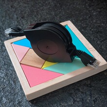 源头厂家CAT6伸缩网线1.8米2米6类伸缩网络跳线笔记本8芯千兆网线