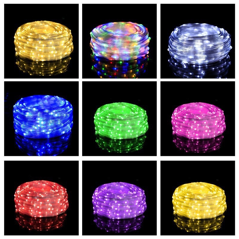 Fábrica directa de venta transfronteriza led lámpara de cuero impermeable al aire libre decoración estrella de camping productos terminados / productos semiacabados