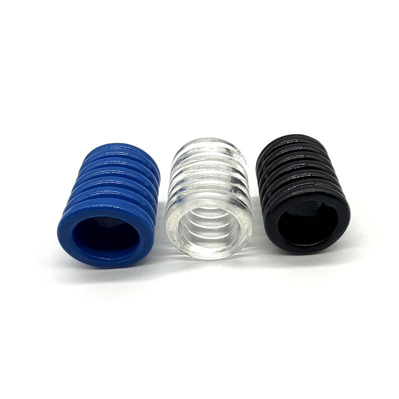 Multi-Ring TPE Penis Ring Set, Manual Delay Training, Clear Nude — detail image 2