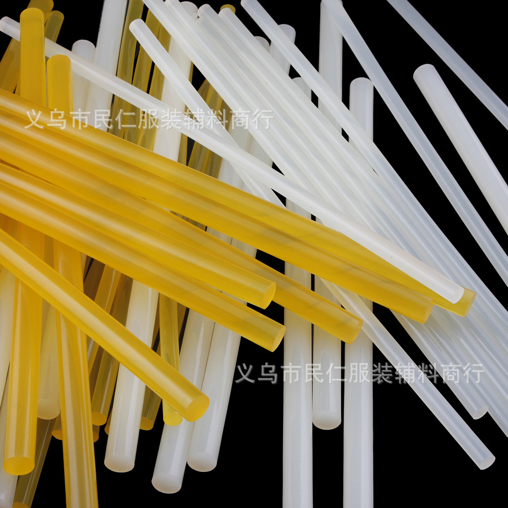 厂家直销热熔胶胶棒0.7/11*27CM半透明高粘度胶条现货供应