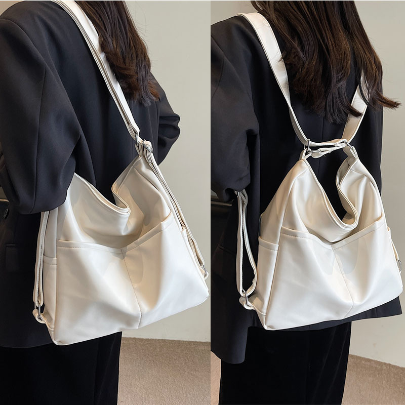 PU Leather Waterproof Backpack & Crossbody Bag for Women, 2-in-1 Commuter Tote Bag, 2023 New Autumn/Winter Shoulder Bag - Thumbnail 3