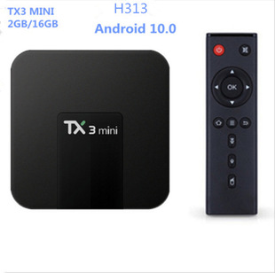 Мини-приставка TX3 Android 10.0 H313 2G/16G 4K сетевая HD TV приставка двухдиапазонный Bluetooth