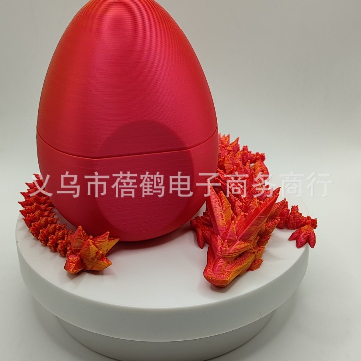 Impresión 3D dragón huevo dragón caja de regalo traje zafiro dragón decoración regalo hecho a mano color decoración moda creativa jugar