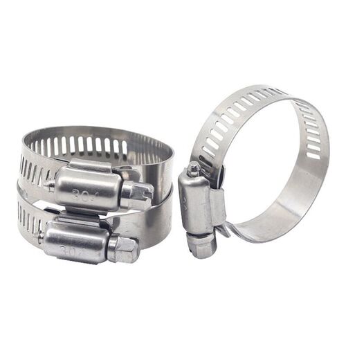Factory direct sales 304 stainless steel hose clamp, American communication clamp, ventilation pipe clamp, monitoring clamp
