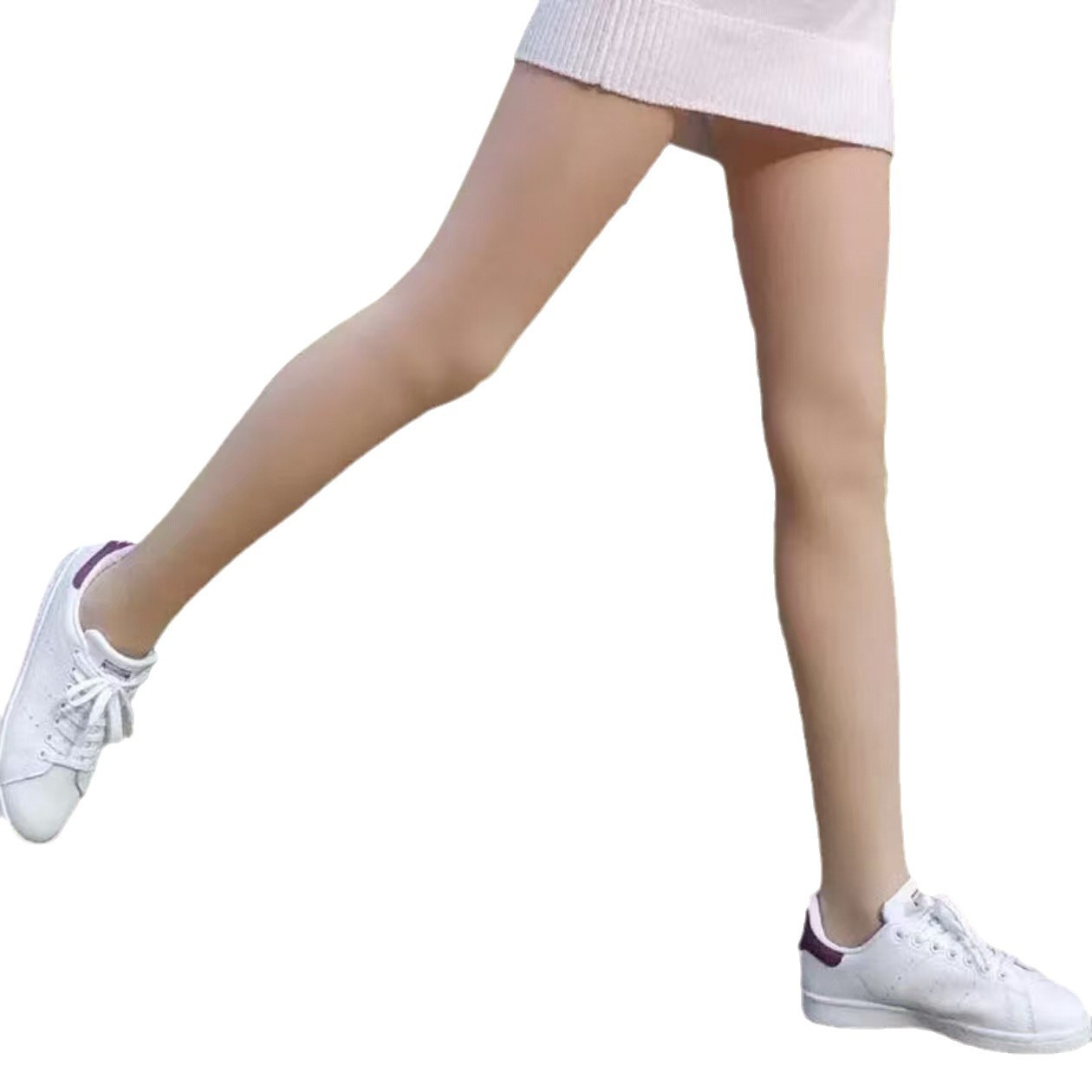 가을과 겨울 기모 두꺼운 가벼운 다리 보이지 않는 팬티 스타킹 720 핀 고밀도 수채화 양말 한국식 스킨 컬러 레깅스