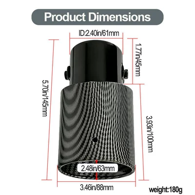 Suitable for Buick Excelle, Exhaust pipe - water-transfer-printing