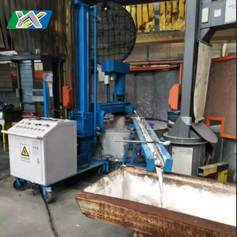 宁波厂家供应 铝水提升泵铝液转移设备铝水输送设备 移动式铝液泵