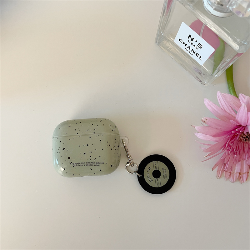 Matcha Green Ink Splash Case for AirPods Pro 2, Compatible with Apple 2/3 Generation, Wireless Bluetooth Protective Cover