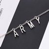 臻丽 Necklace with letters, suitable for import, Amazon, ebay