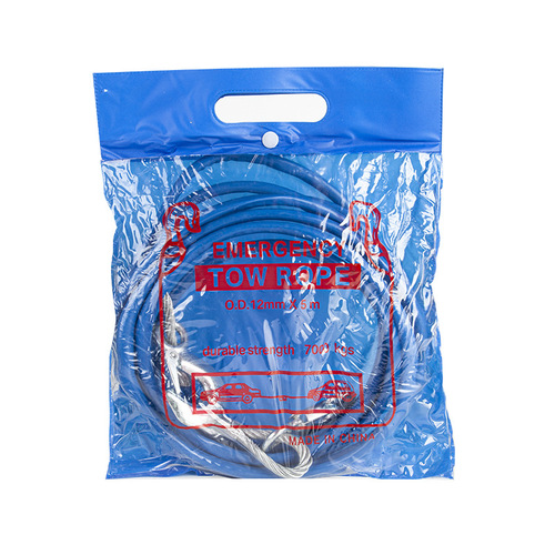 Emergency supplies wholesale 5*12 car tow rope 5 meters 7 tons steel wire tow rope/traction rope car tow rope