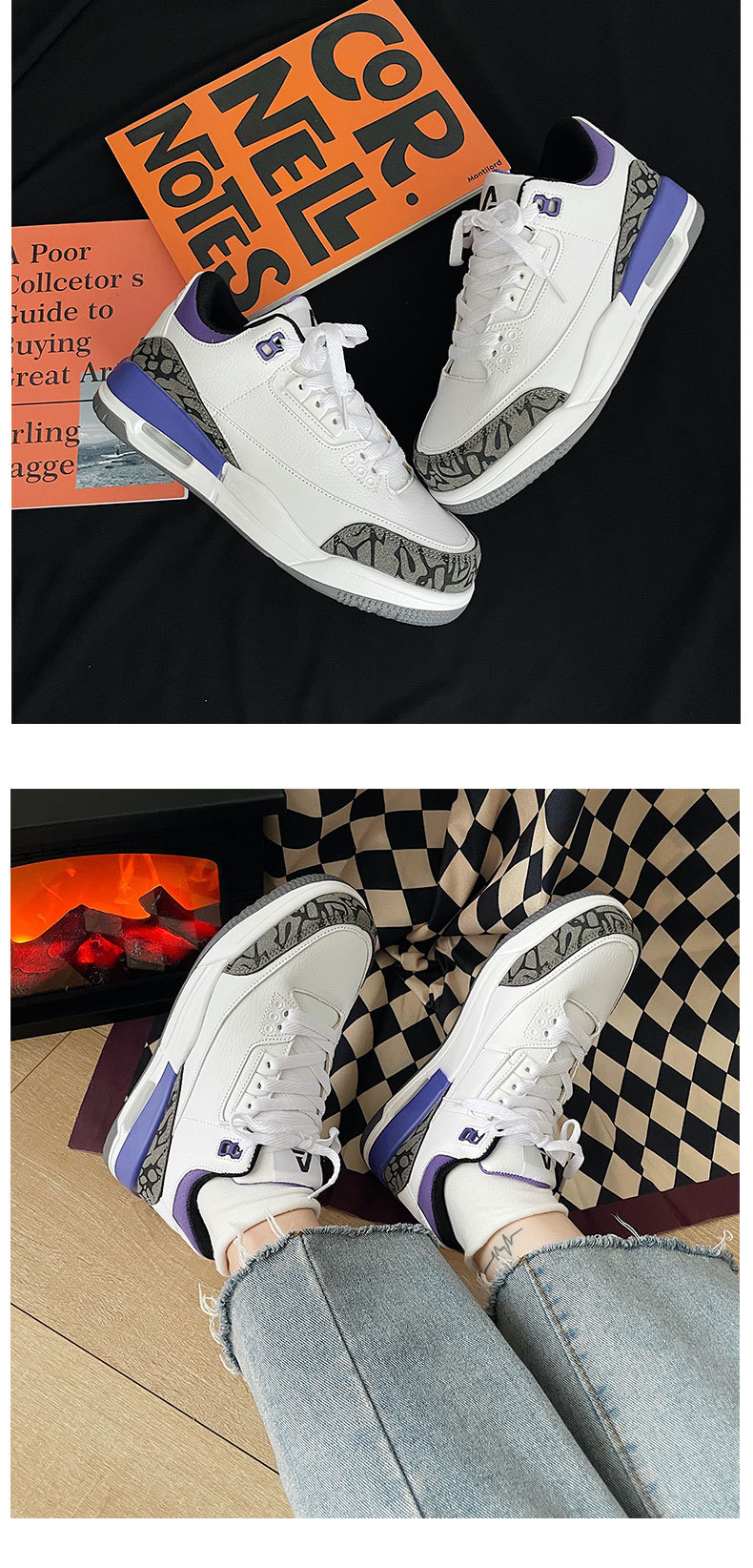 Sapatilhas de basquetebol e corrida estilo streetwear chic_voghion.com