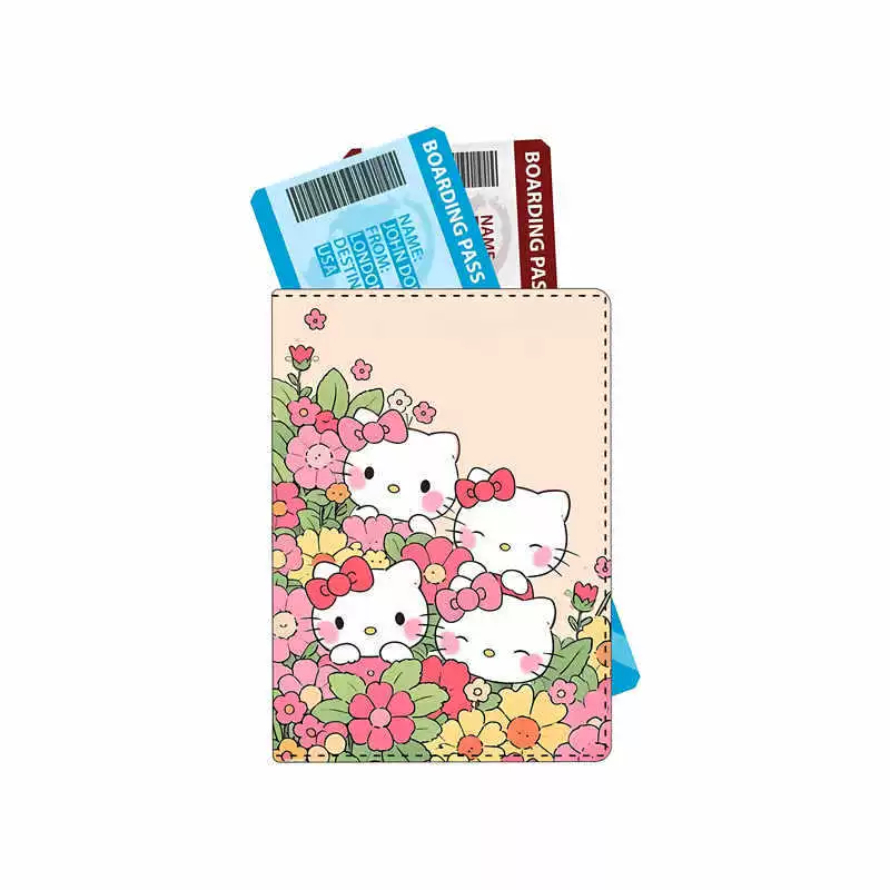 Sanrio, мультяшный универсальный портмоне-паспорт, чехол для путешествий, защитный чехол