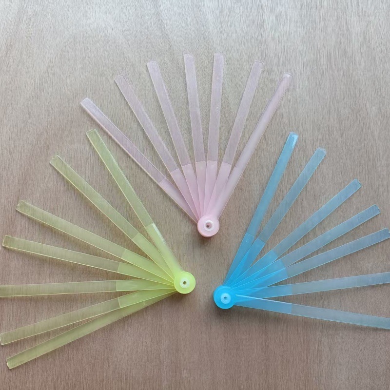 塑料折扇扇骨 七骨折扇扇骨大7折扇扇骨diy材料塑料扇骨