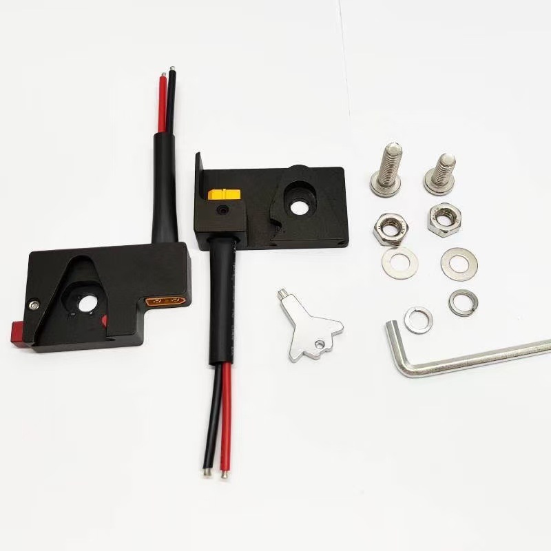 Car spotlight quick-release bracket CNC aluminum alloy integrated power base with cable, quick-release and fast-installation fixing accessory