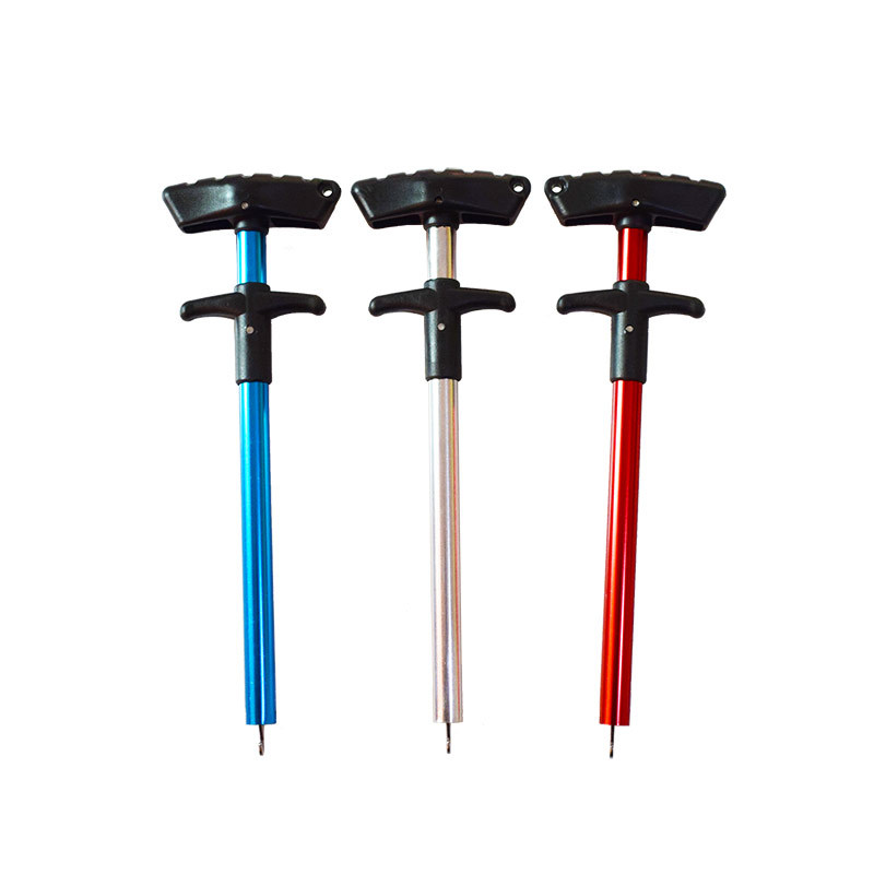 Removedor de gancho de aleación de aluminio removedor de gancho de pesca removedor de gancho de tipo T portátil separador de gancho de pescado de garganta profunda para la pesca