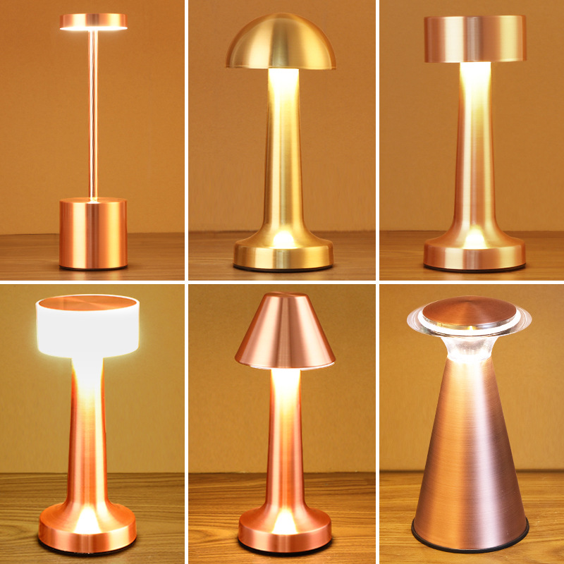 Bar lámpara de mesa escritorio noche luz carga al aire libre música restaurante mesa Luz Retro Bar luz clara lámpara de bar