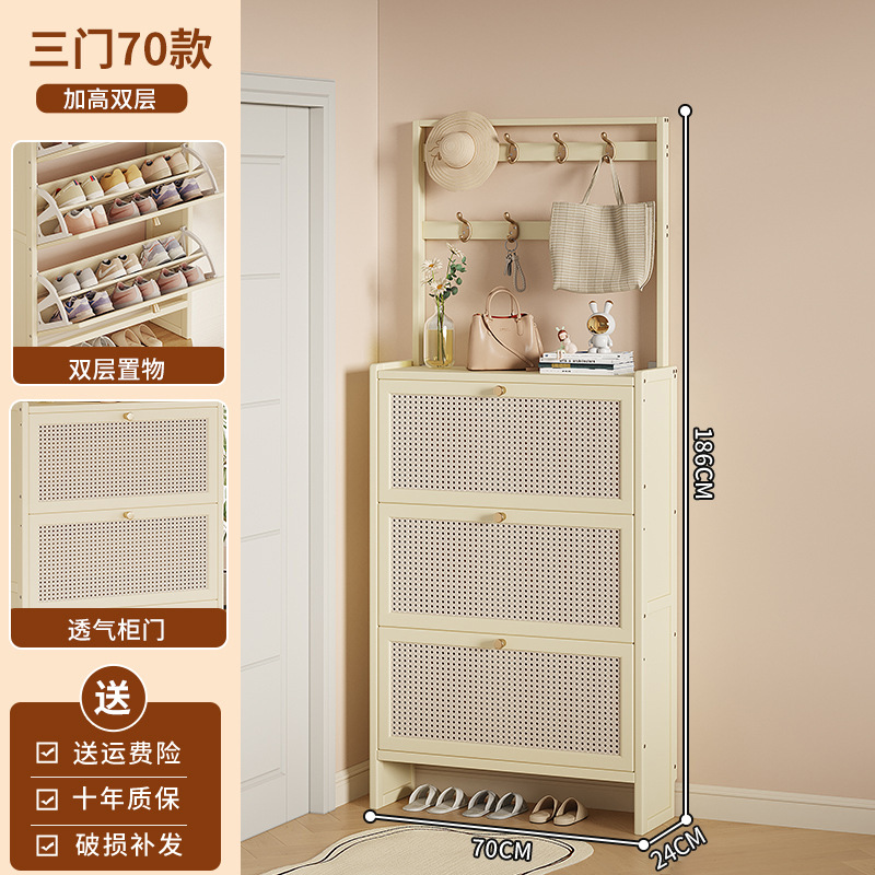 Estante de zapatos simple estante de zapatos puerta de entrada ultra delgada 17cm armario de zapatos multicapa dormitorio alquiler de zapatos almacena artefactos mágicos