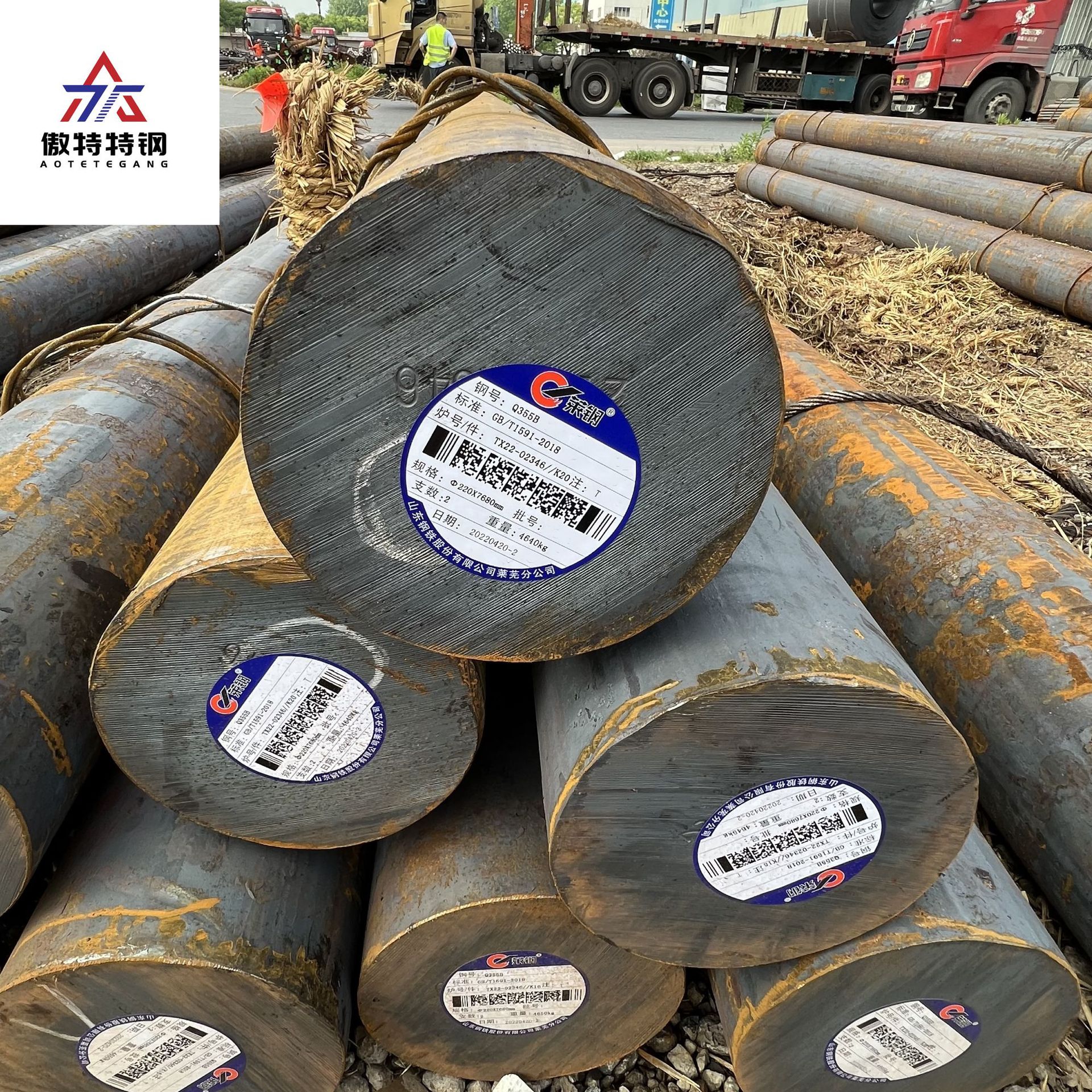 可零售切割低合金结构钢Q355B圆棒热销Q345B/Q345D/Q345E厂家直销