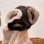 秋冬百搭仿兔毛毛绒鲨鱼夹