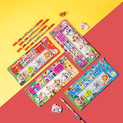 可愛兒童文具禮盒套裝動物創意學生文具禮包幼兒園獎品廠家直銷