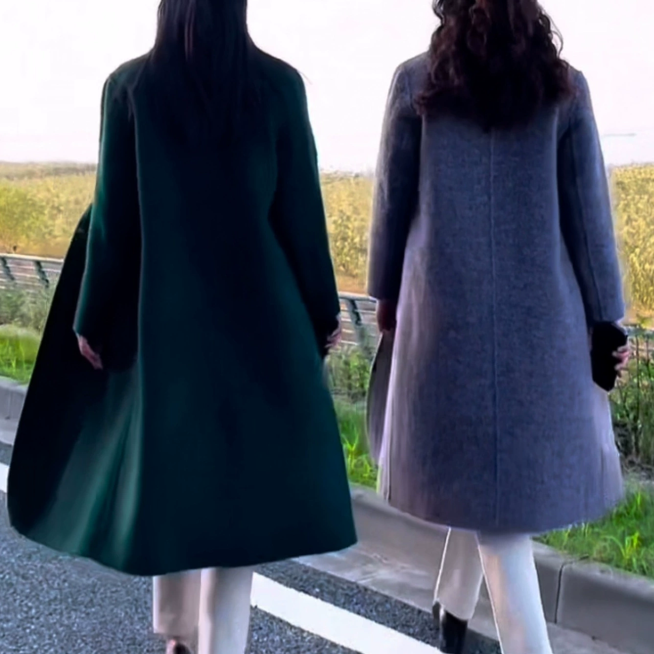 Новый двухсторонний шерстяной