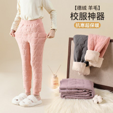 校服神器儿童打底裤冬季女童保暖裤加绒加厚毛裤保暖裤棉