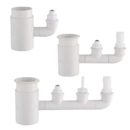 Kitchen drain three-way sink drain pipe insect-proof and odor-proof water purifier small kitchen treasure washing machine drain pipe three-in-one