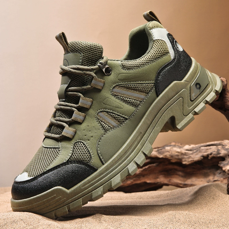 2023 осень новая походная обувь мужская повседневная спортивная обувь на открытом воздухе осенняя сетка дышащая туристическая прогулка обувь