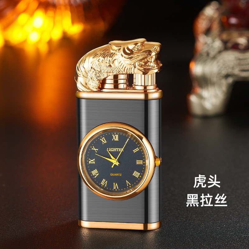 타이거 헤드-블랙 브러시드