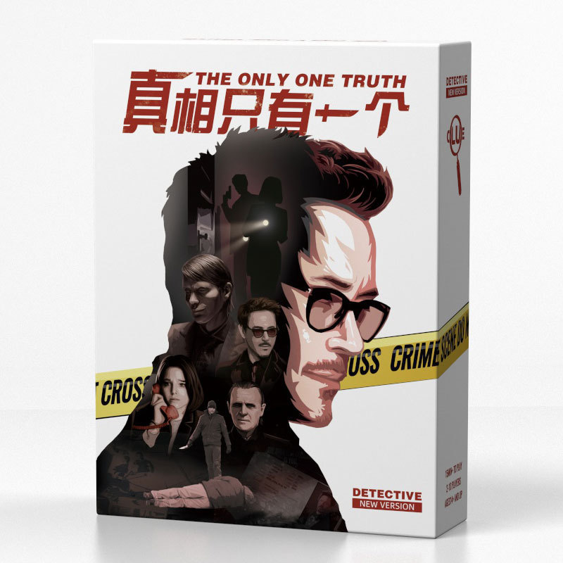 The truth is only one table game card 100 games genuine strategic reasoning investigation crime suspense scene leisure