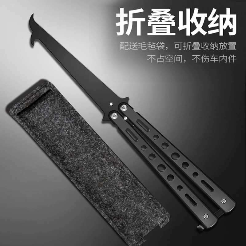 Завод прямой автомобиль шин камень чистки Крюк Многофункциональный складной портативный крюк автомобиля инструмент для чистки камня