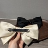 South Korean retro goods, elegant hairpin with bow, hairgrip, simple and elegant design