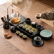 厂家茶盘全自动三合一体烧水壶煮茶泡茶台办公室功夫茶具套装新款