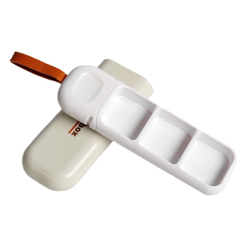 Nuevo hogar portátil pequeña caja de la medicina un día de embalaje caja de la medicina ancianos llevar caja de la medicina mini tableta caja de embalaje