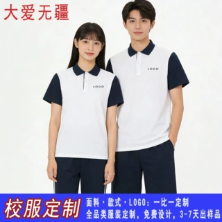 佛山市禅城区高中生校服短袖短裤冰感夏季校服2026新款源头厂家