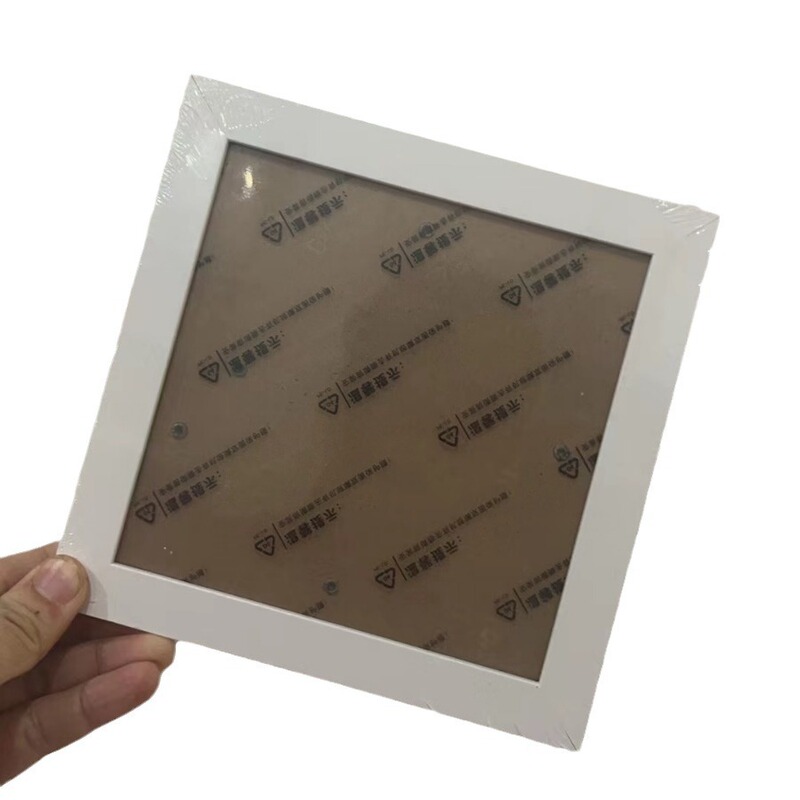 Square Small White Frame Table Cross Stitch Picture Frame Diamond Painting Oil Painting Photo Frame Spot Wholesale Wooden Creative Handmade