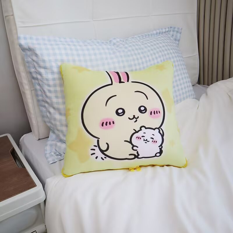 노란 토끼 베개 에어컨 이불 일체형