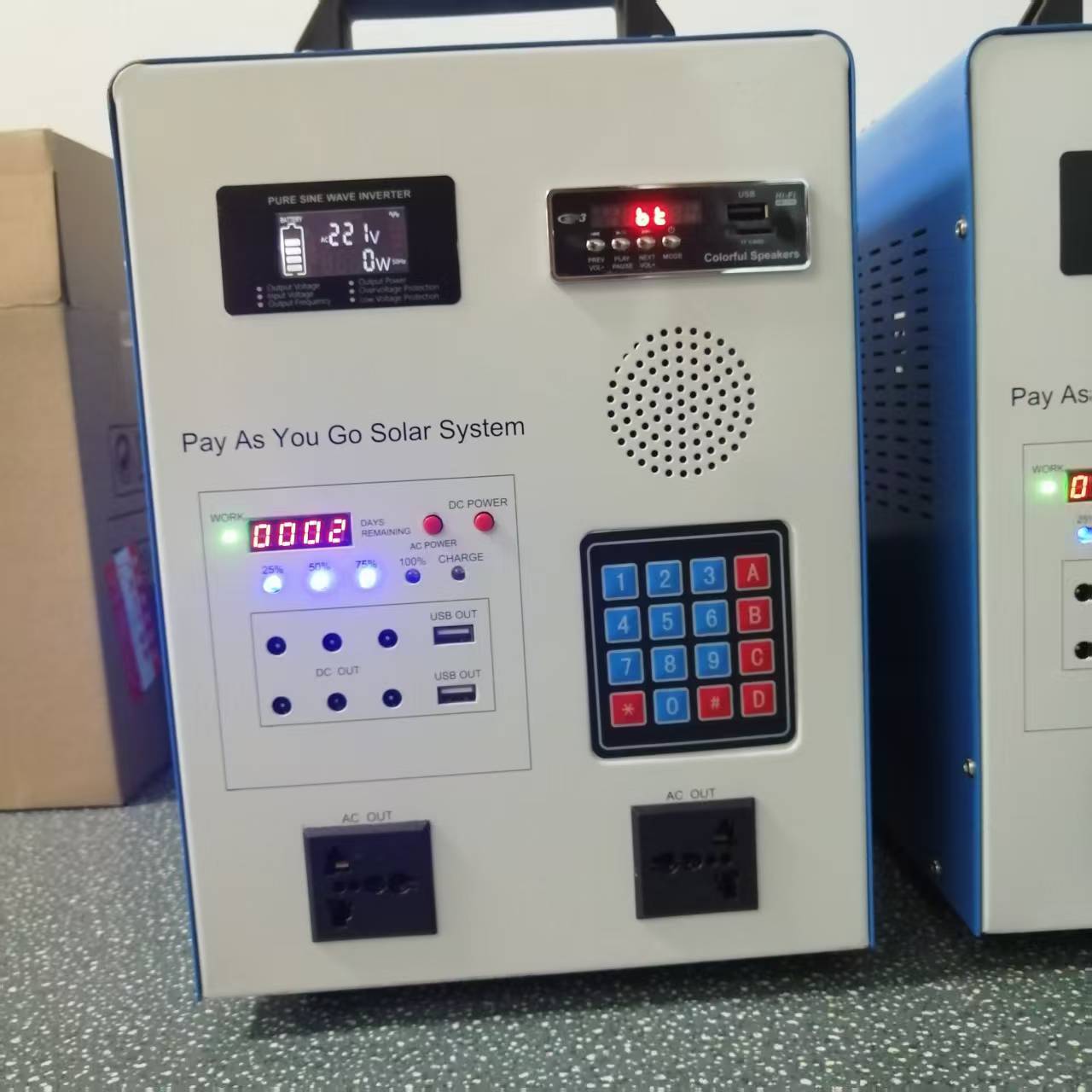 PAYGO SOLAR SYSTEM非州家用太阳能付费分期付款照明系统