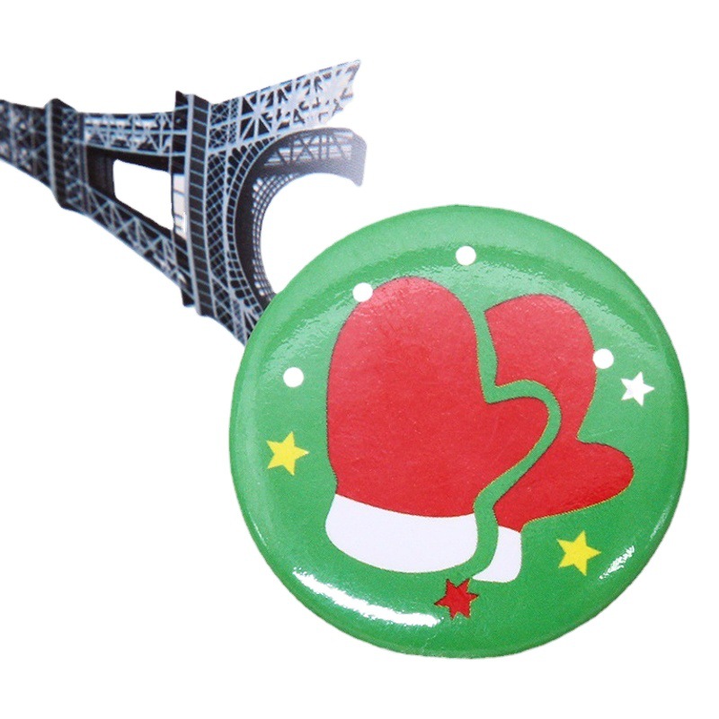 Navidad decoraciones 4cm Navidad insignia broche niños bebé creativo regalo kindergarten niños regalo de vuelta