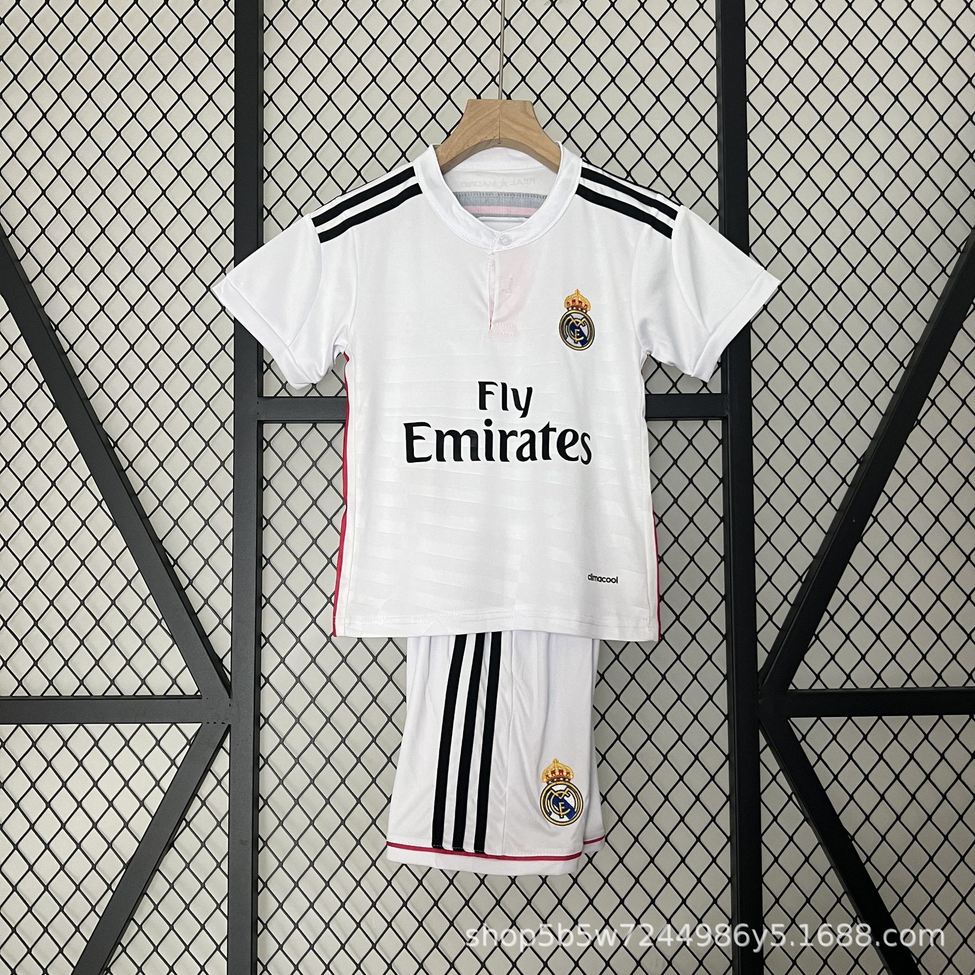 AC Brasil Alemania Real Madrid Camiseta de campo Ropa para niños Camiseta de fútbol Camiseta retro Traje de manga corta para niños