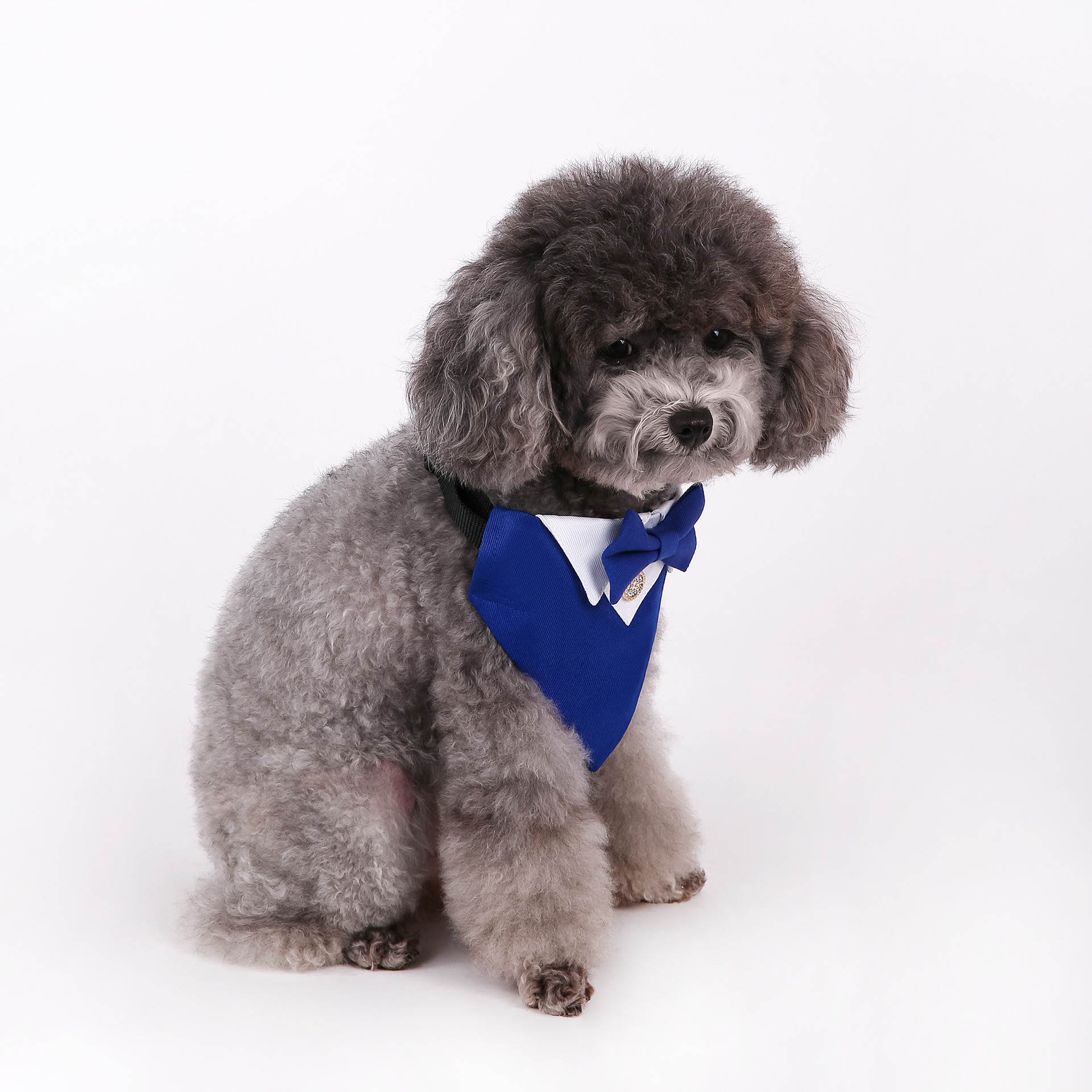 Navidad Año Nuevo transfronterizo perro británico estilo boda traje perro collar toallas de saliva para mascotas toallas de triángulo