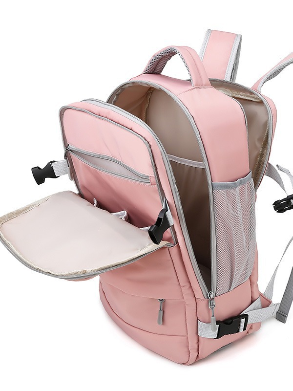 Mochila transfronteriza para niñas, de gran capacidad, multifuncional, con separación de seco y húmedo, para viajes cortos, mochila de maternidad