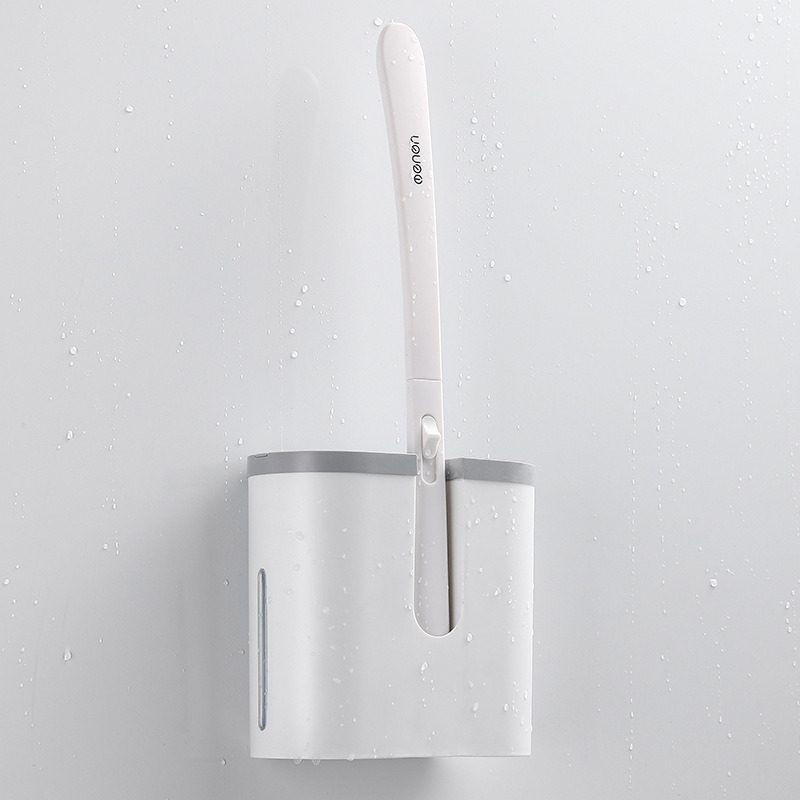 使い捨て使い捨てトイレブラシ溶解交換ヘッドトイレ洗浄ブラシセット死角のない家庭用壁掛け|undefined