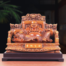 弥勒佛摆件大号客厅酒柜装饰品笑佛大肚佛树脂工艺品开业礼品批发
