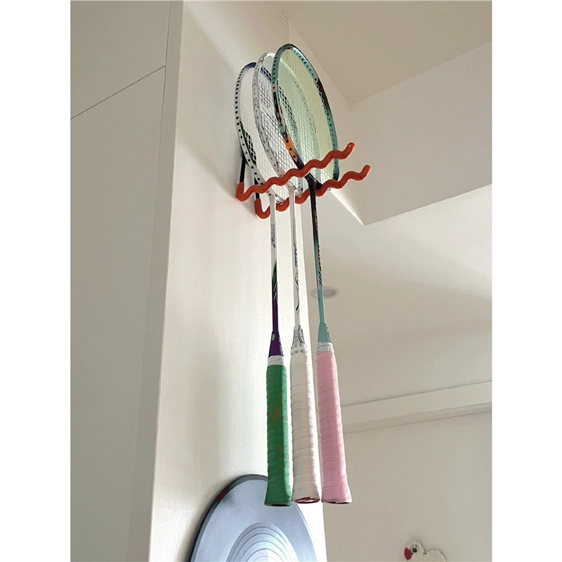 Ракетка для бадминтона кронштейн кронштейн ракетки для бадминтона крючок ракетка для хранения артефакт и теннисная ракетка для бадминтона